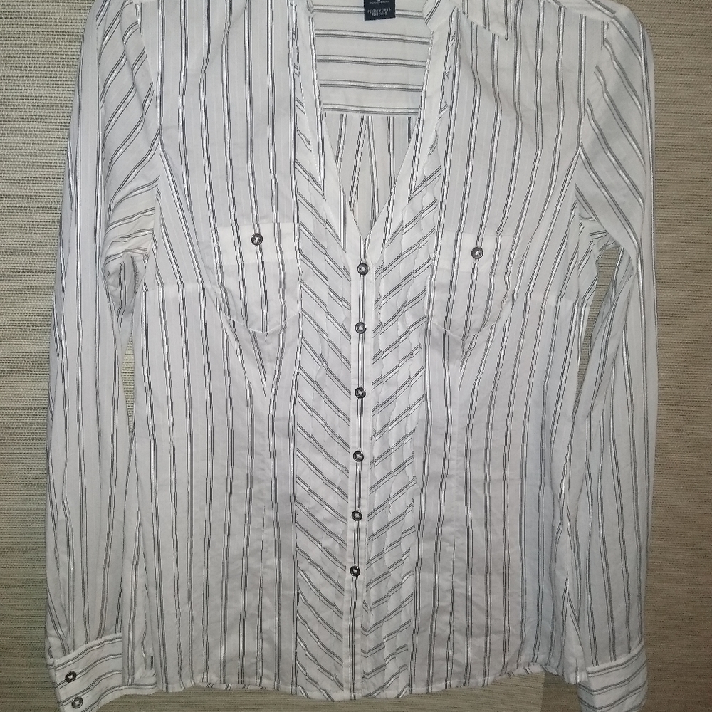 White House black market blouse S 0